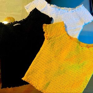 Girls - Set of 3 Crop Tops